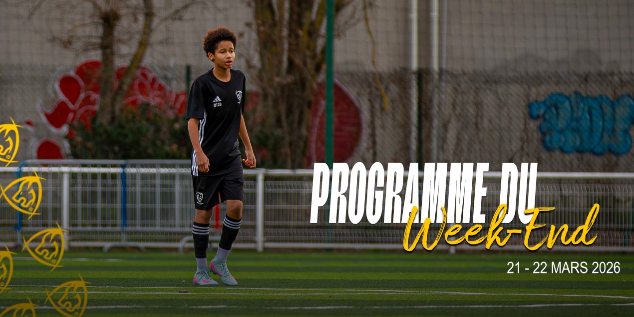 PROGRAMME DU WEEK-END | 21 - 22 MARS 2026