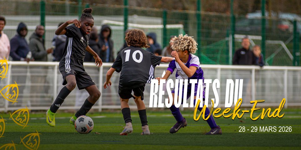 RÉSULTATS DU WEEK-END | 28 - 29 MARS 2026
