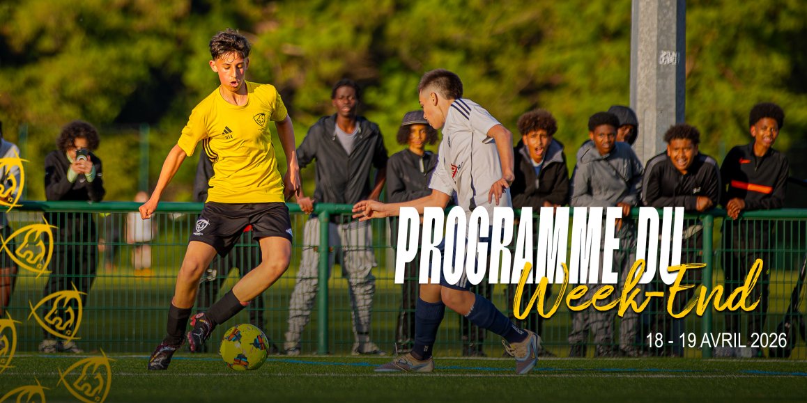 PROGRAMME DU WEEK-END | 18 - 19 AVRIL 2026